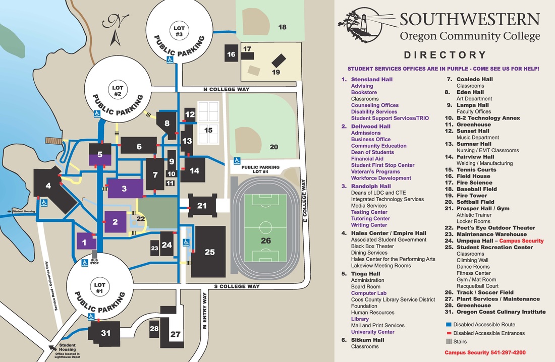Southwestern Community College Map.